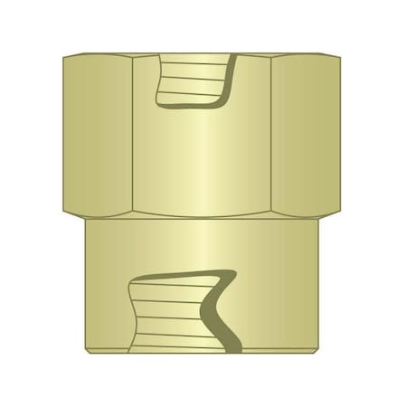 Heritage Industrial Adapter, 1/4-28UNF Female x 1/8-27NPTF ( HFEM01